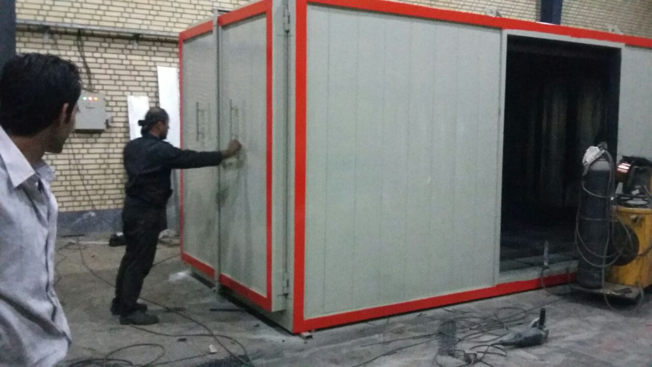 اتاق پخت رنگ الکترو استاتیکی
